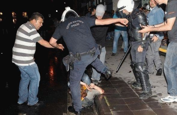 Erdogan Svoloch Gezi Taksim