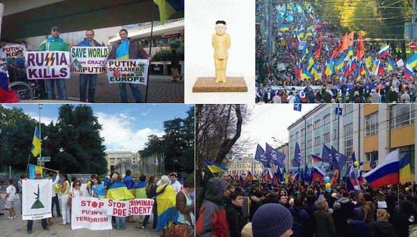 Putler Un 2015 Protest Ukraine Siria War